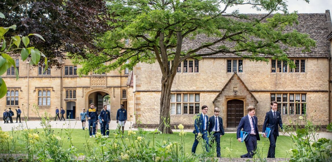 Exterior of Sherborne School