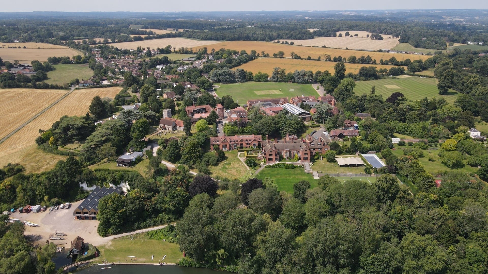 Campus view of Shiplake College