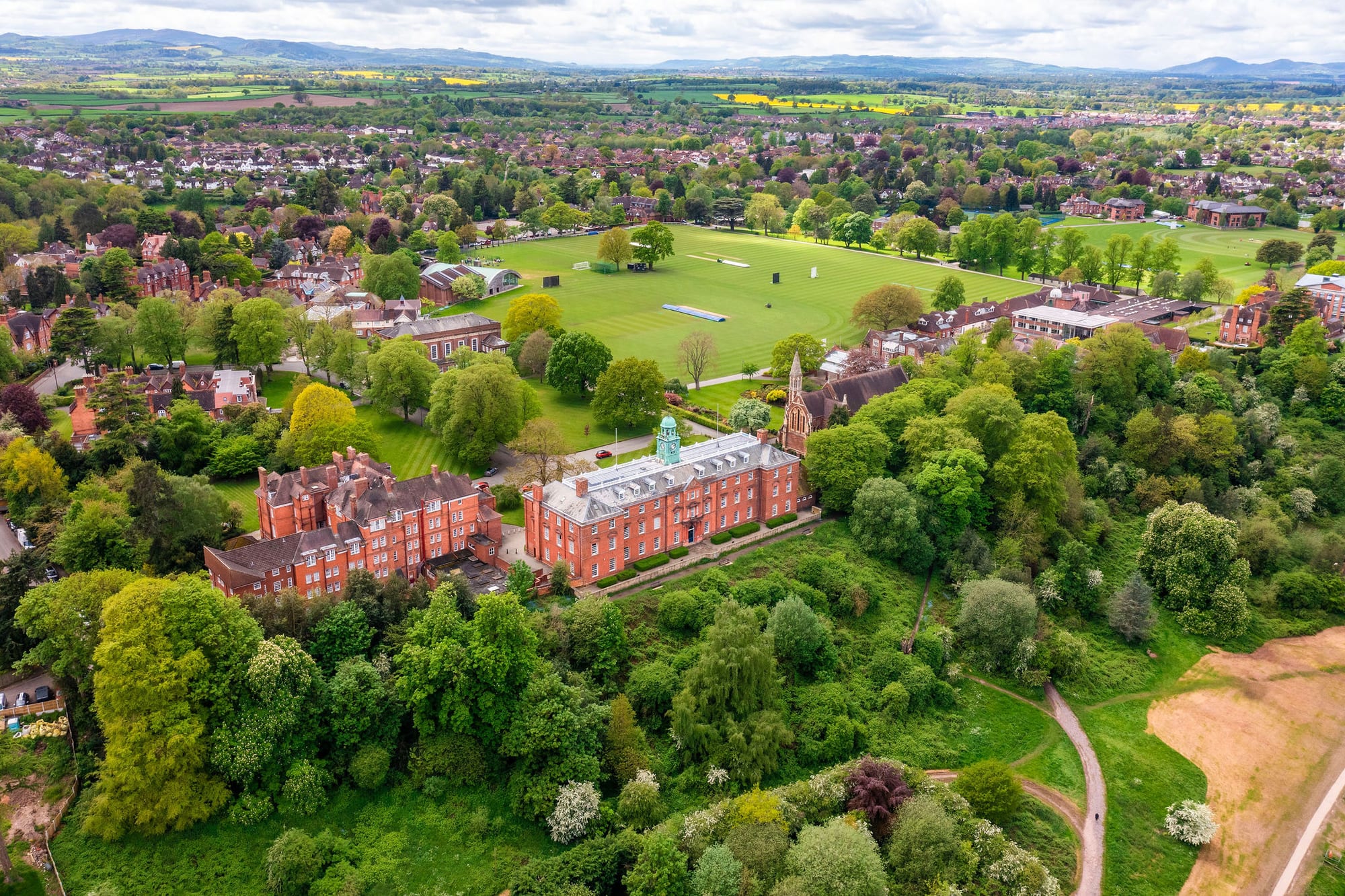 Campus view of Shrewsbury School