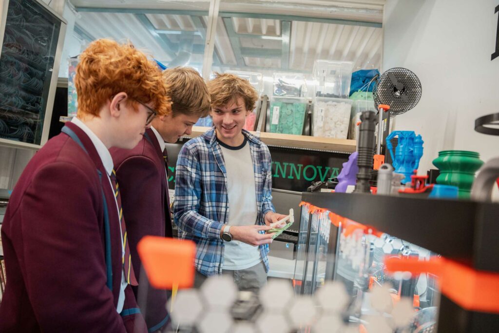 Campus view of Simon Langton Grammar School for Boys