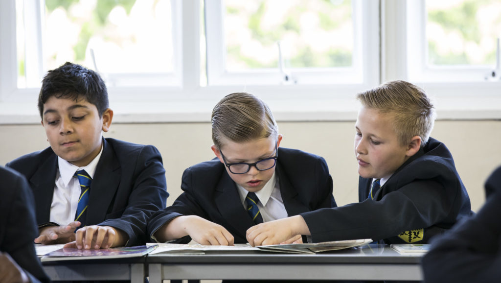 Sir Joseph Williamson's Mathematical School classroom learning