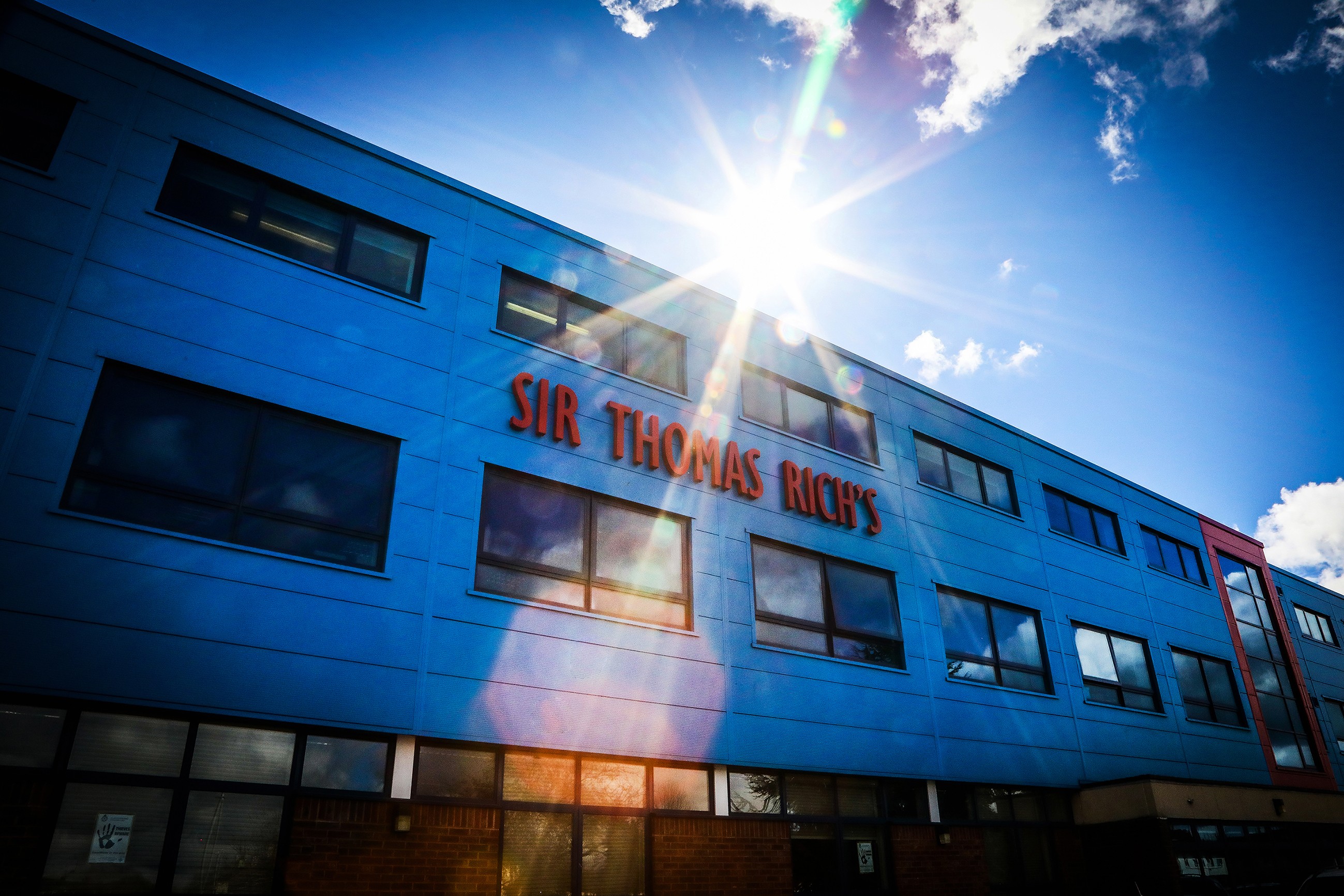 Exterior of Sir Thomas Rich's School