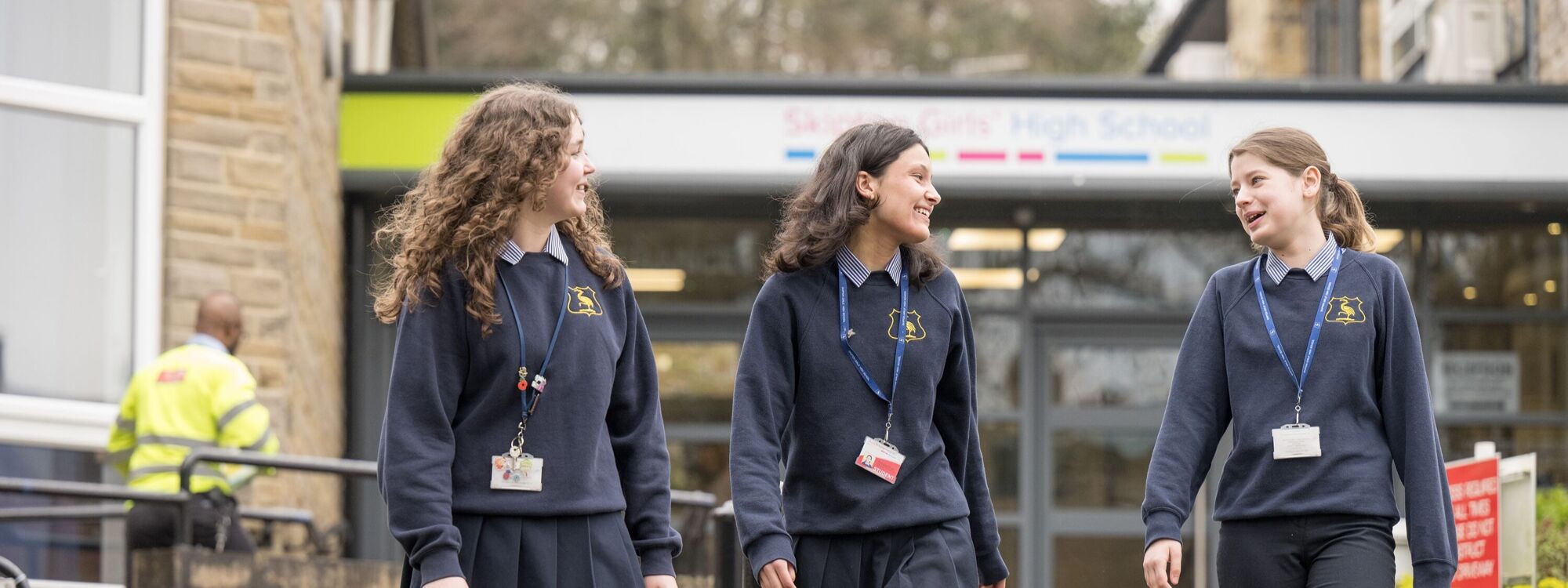 Skipton Girls' High School students in school
