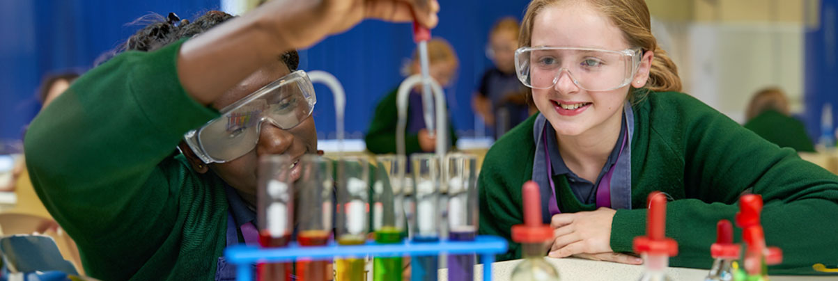 South Wilts Grammar School science lesson