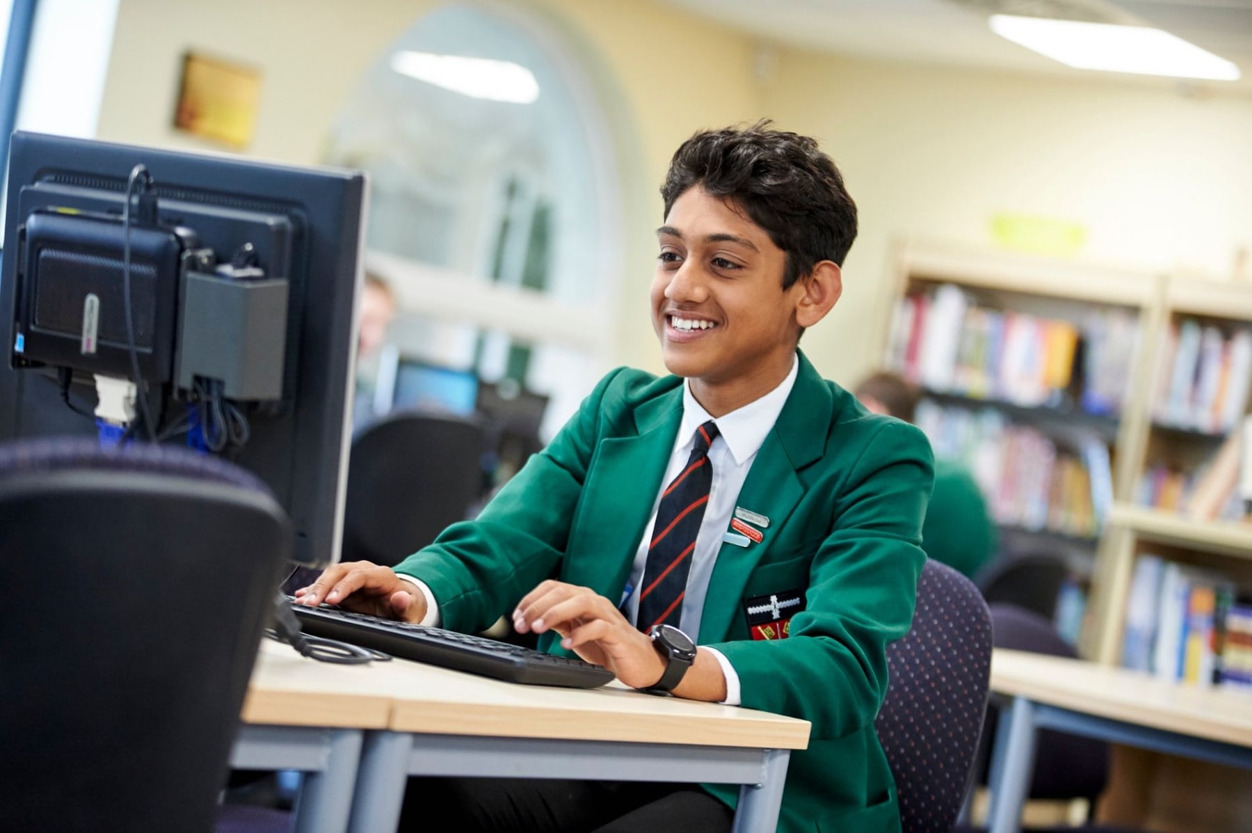 Southend High School for Boys computer room