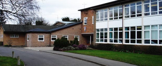 Exterior of Spalding High School