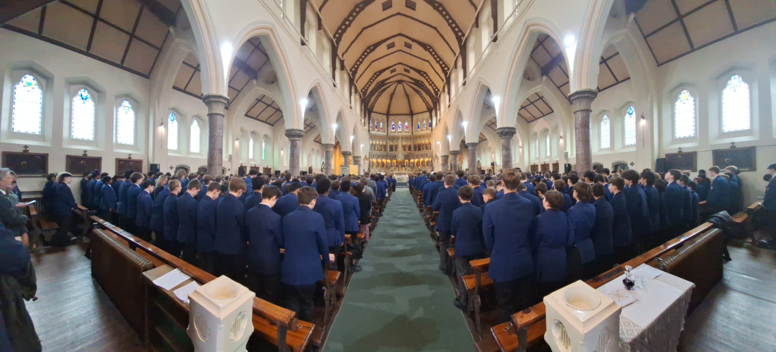 St Anselm's College chapel assembly