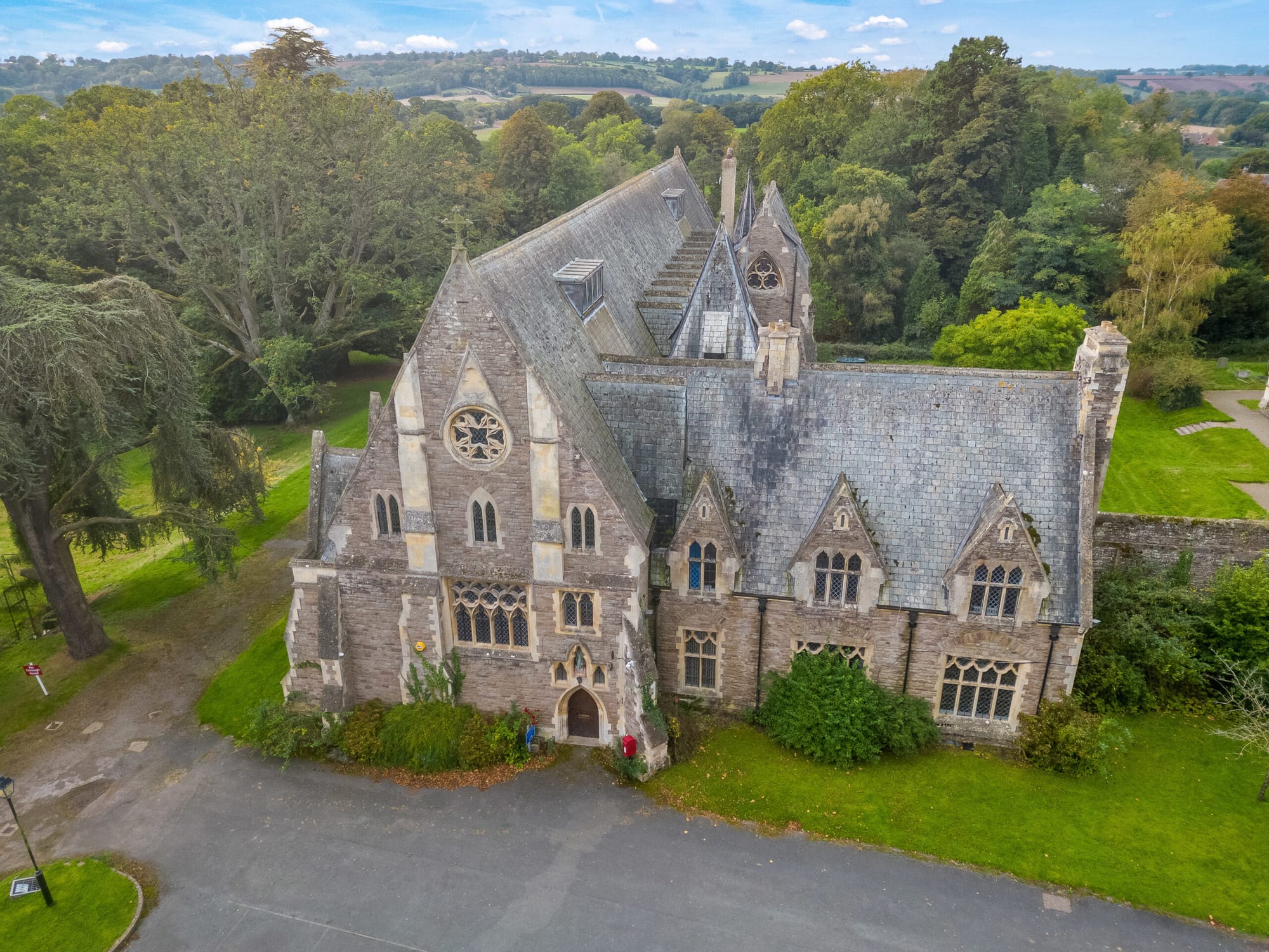 Exterior of St Michael Abbey School