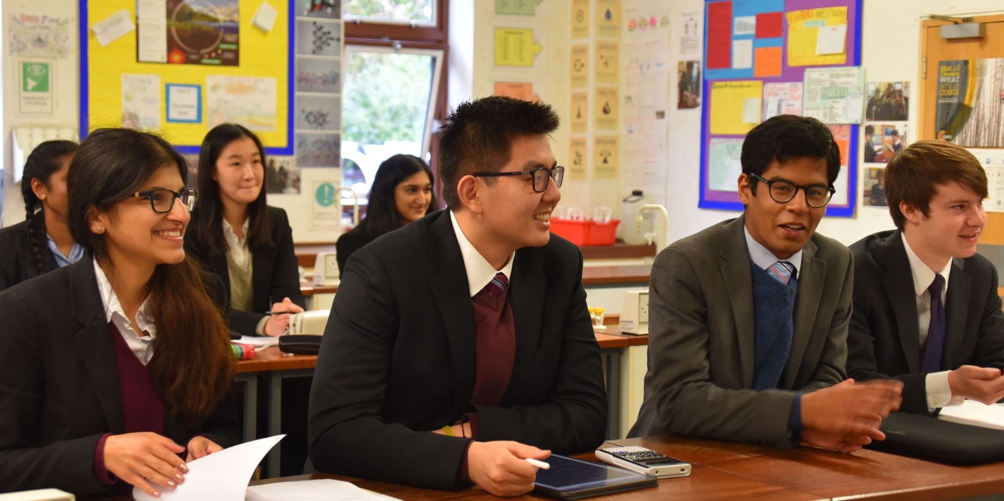 St Olave's and St Saviour's Grammar School classroom learning