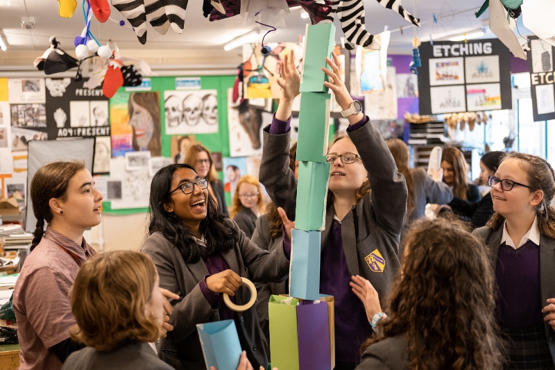 Stratford Girls' Grammar School student group