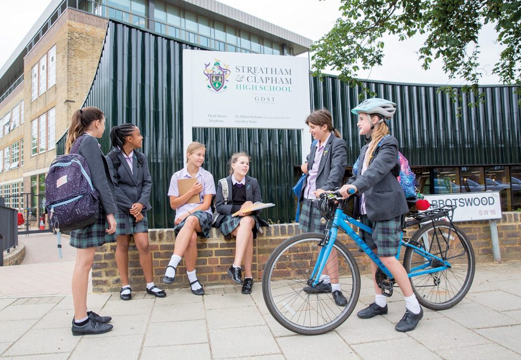 Exterior of Streatham & Clapham High School GDST