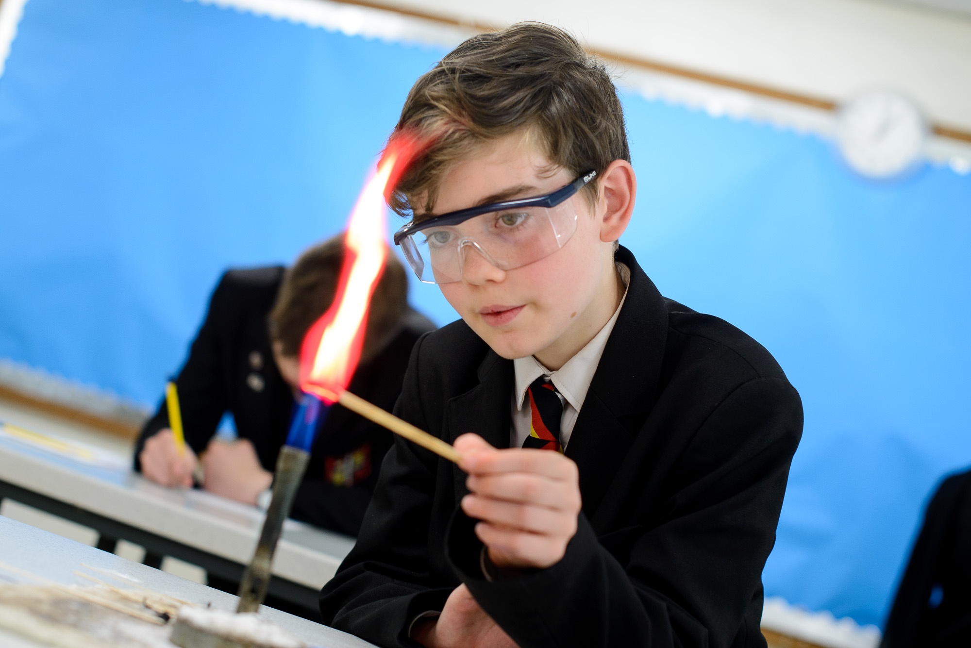 Stretford Grammar School science lesson