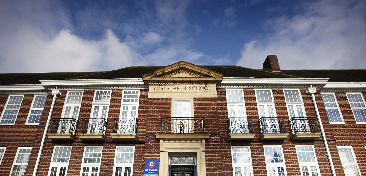 Campus view of Sutton Coldfield Grammar School for Girls