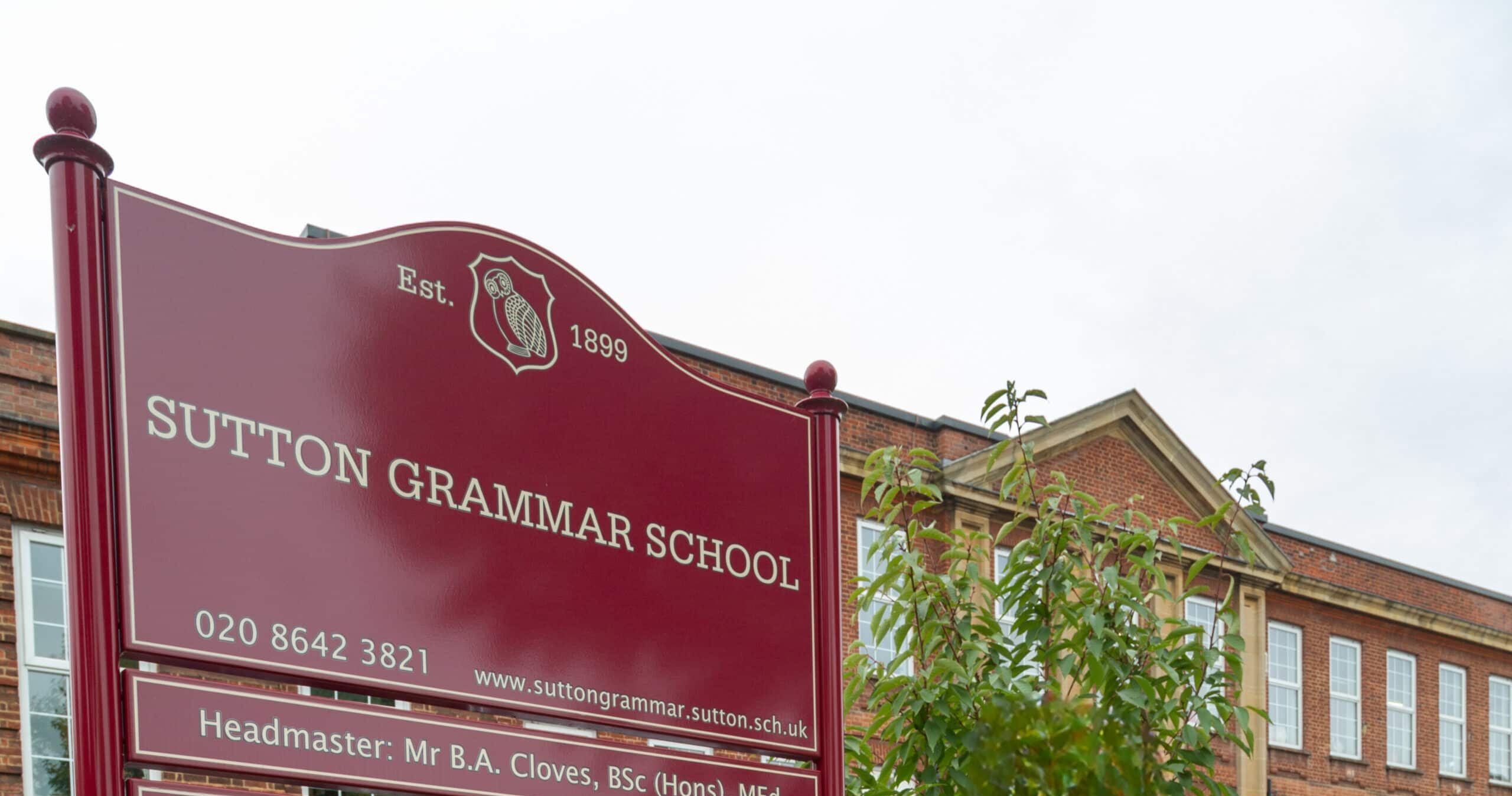 Exterior of Sutton Grammar School