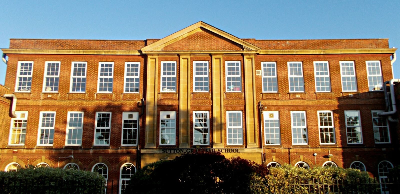 Sutton Grammar School school building exterior