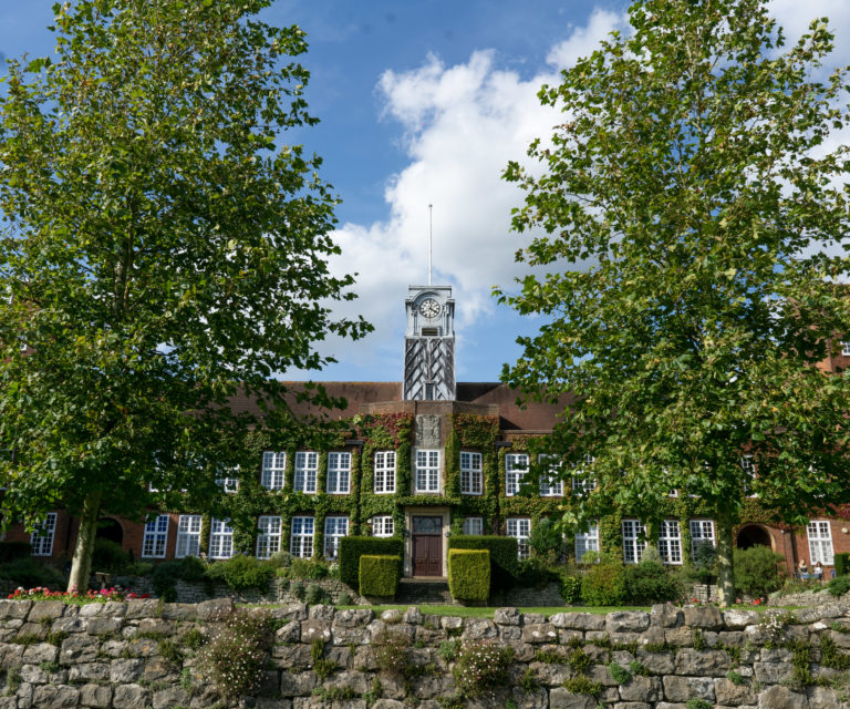 Exterior of Sutton Valence School