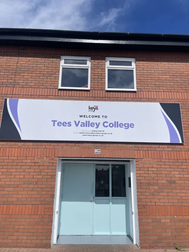 Exterior of Tees Valley College