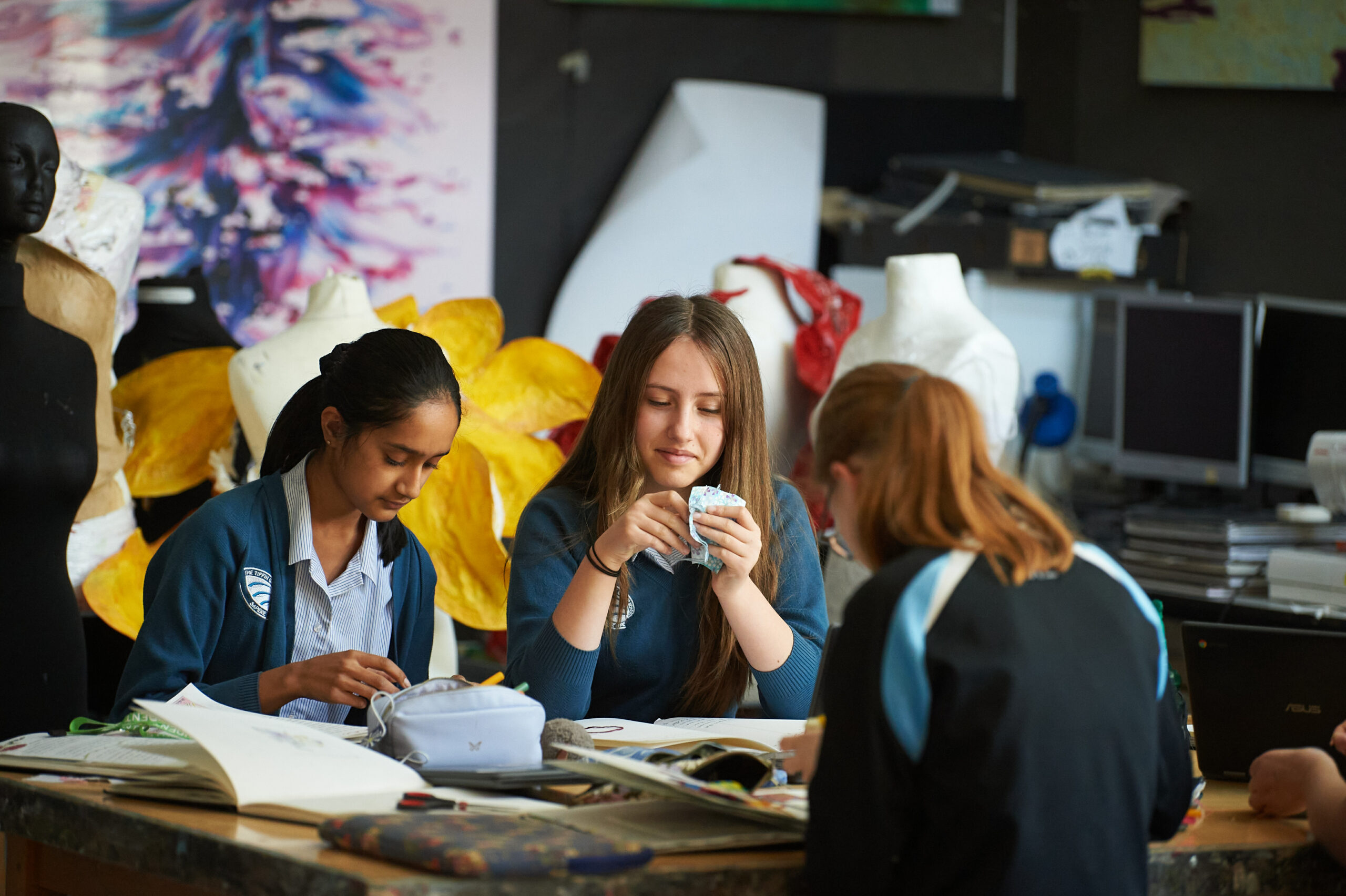 The Tiffin Girls' School classroom learning