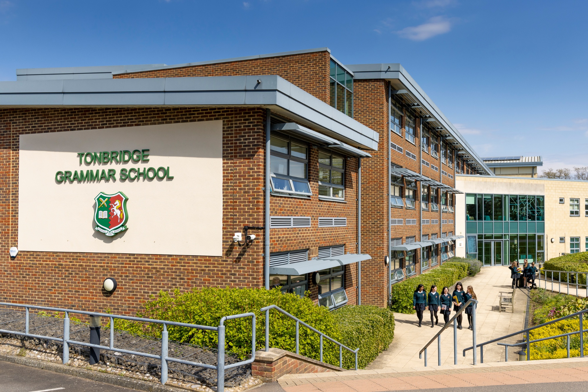 Campus view of Tonbridge Grammar School