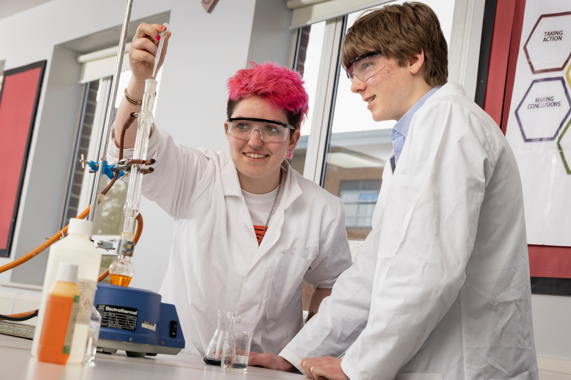 Campus view of Tonbridge Grammar School