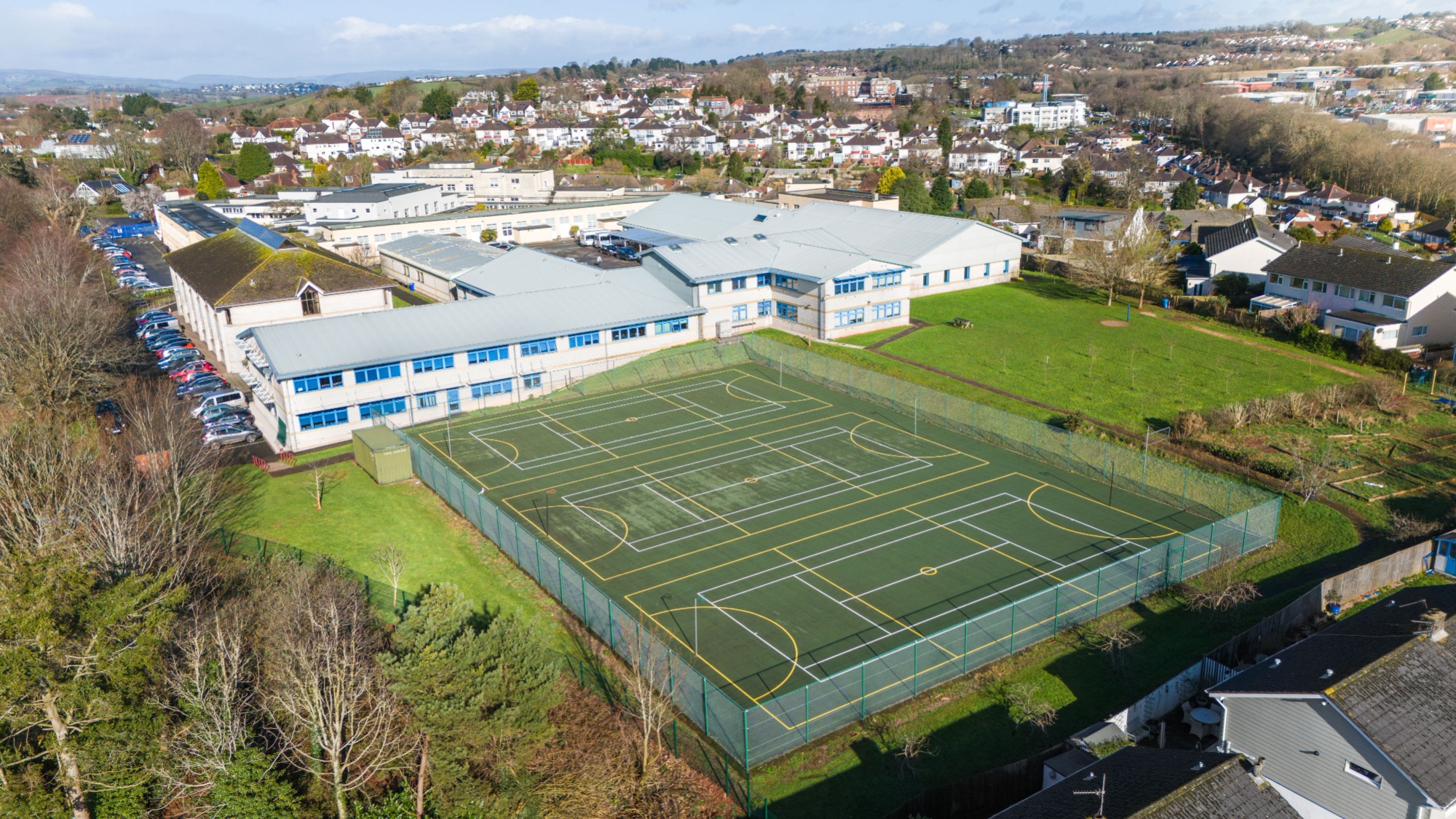 Torquay Girls' Grammar School campus aerial