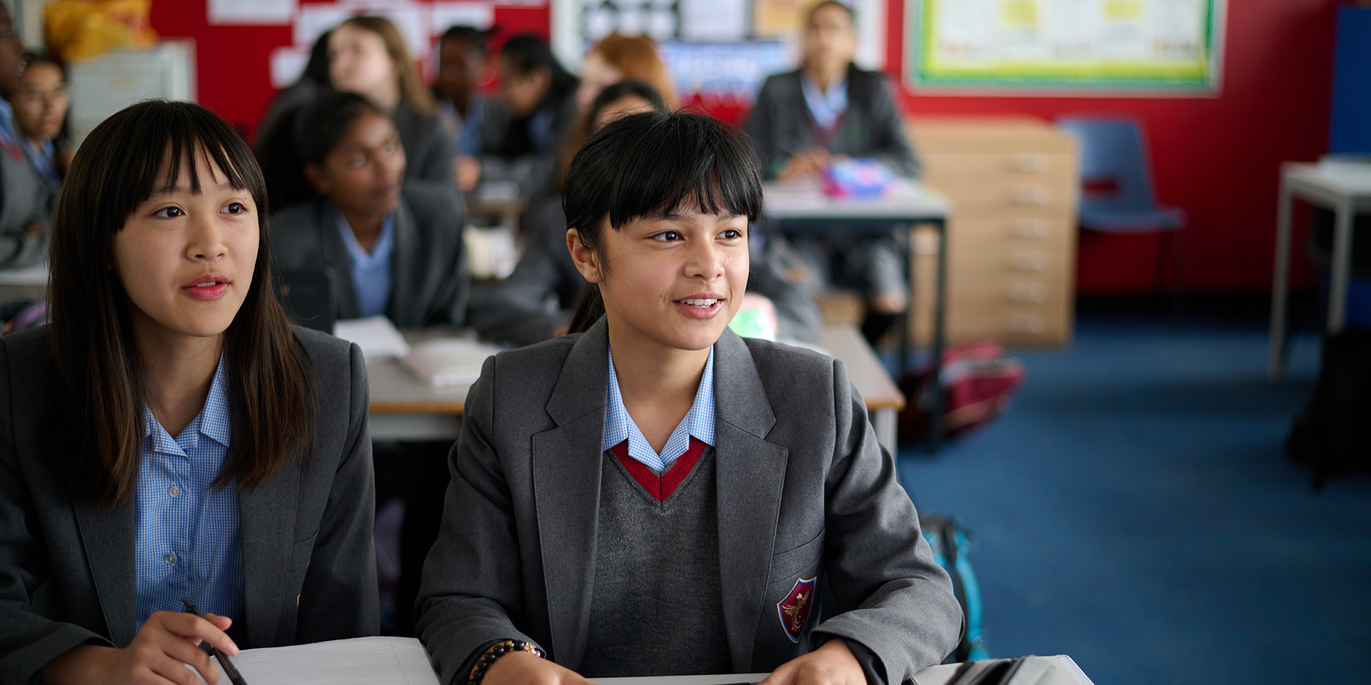 Townley Grammar School classroom learning