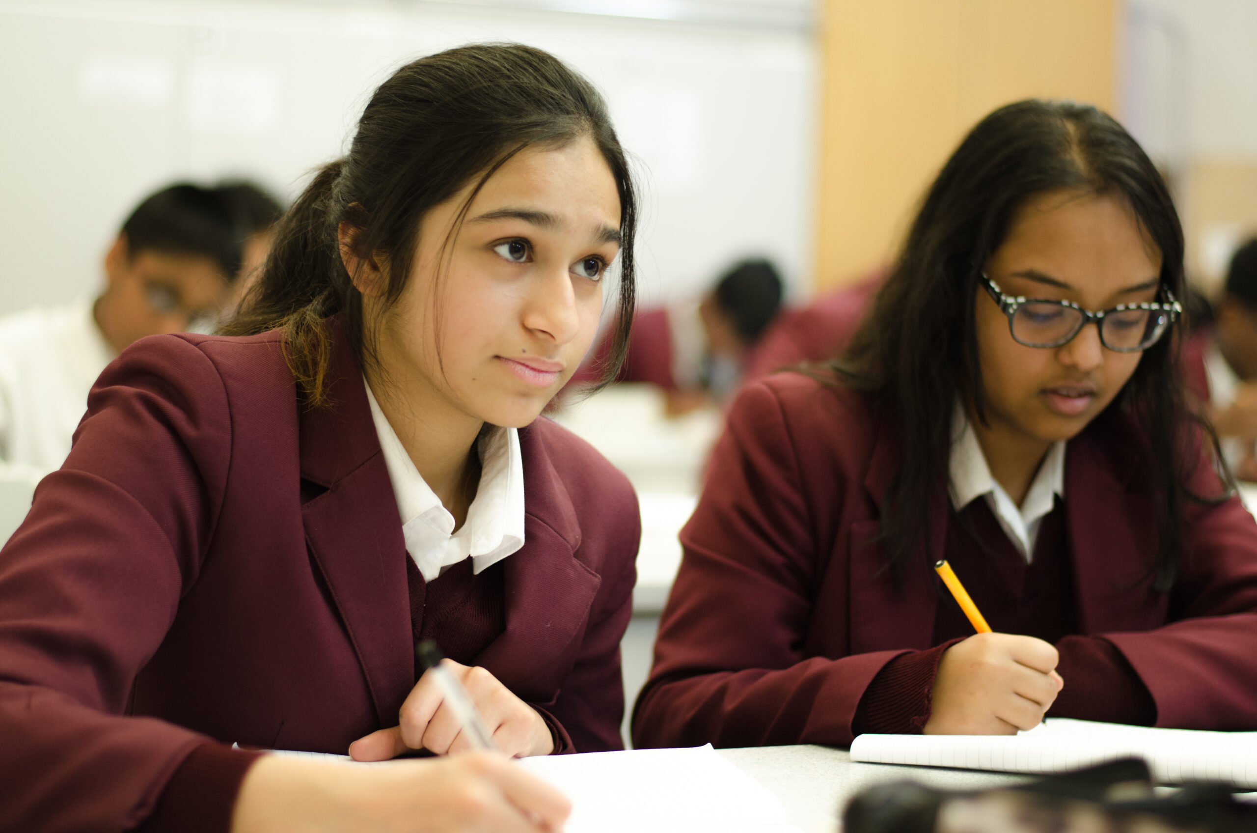 Upton Court Grammar School classroom learning