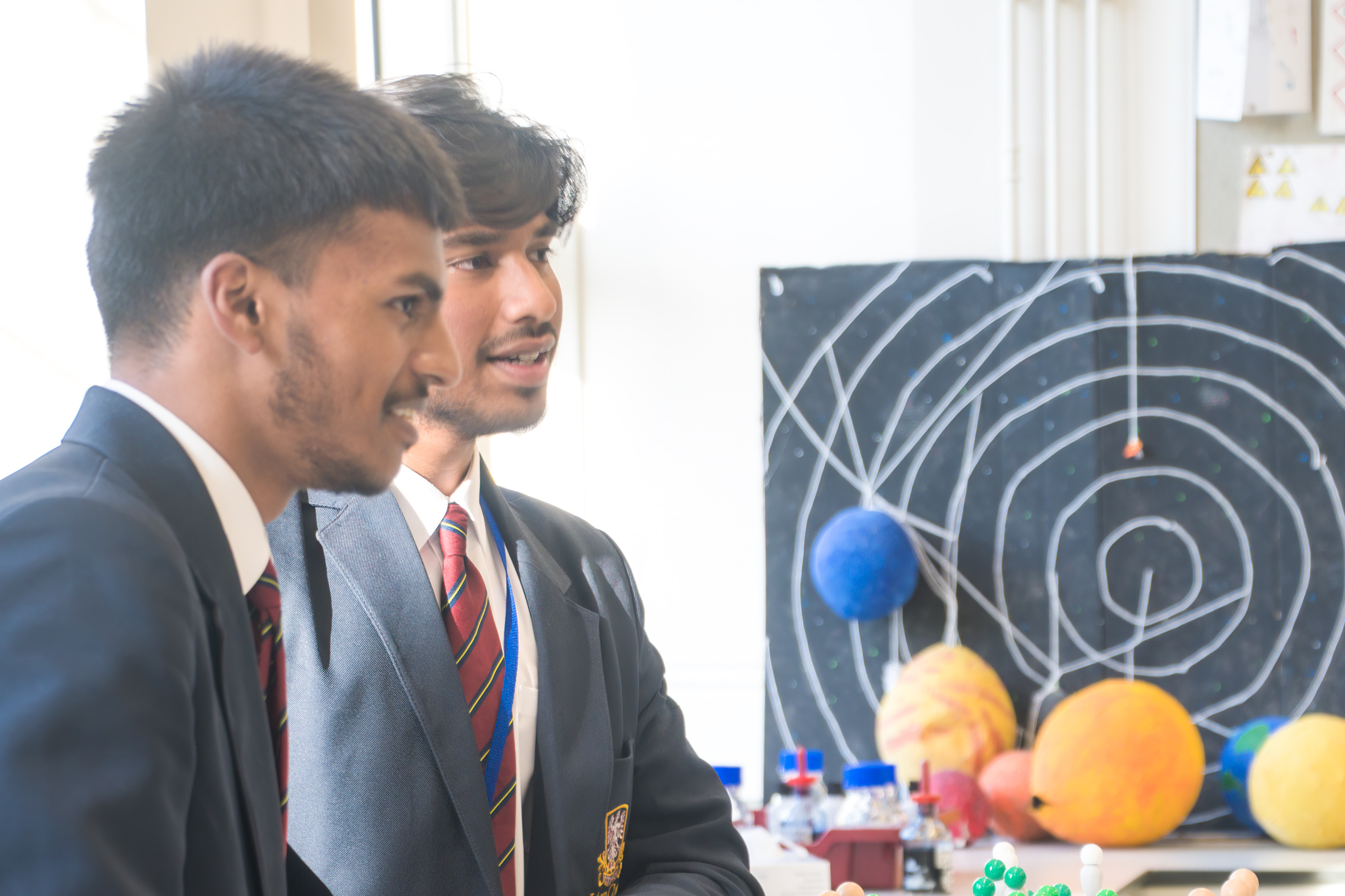 Upton Court Grammar School science activity