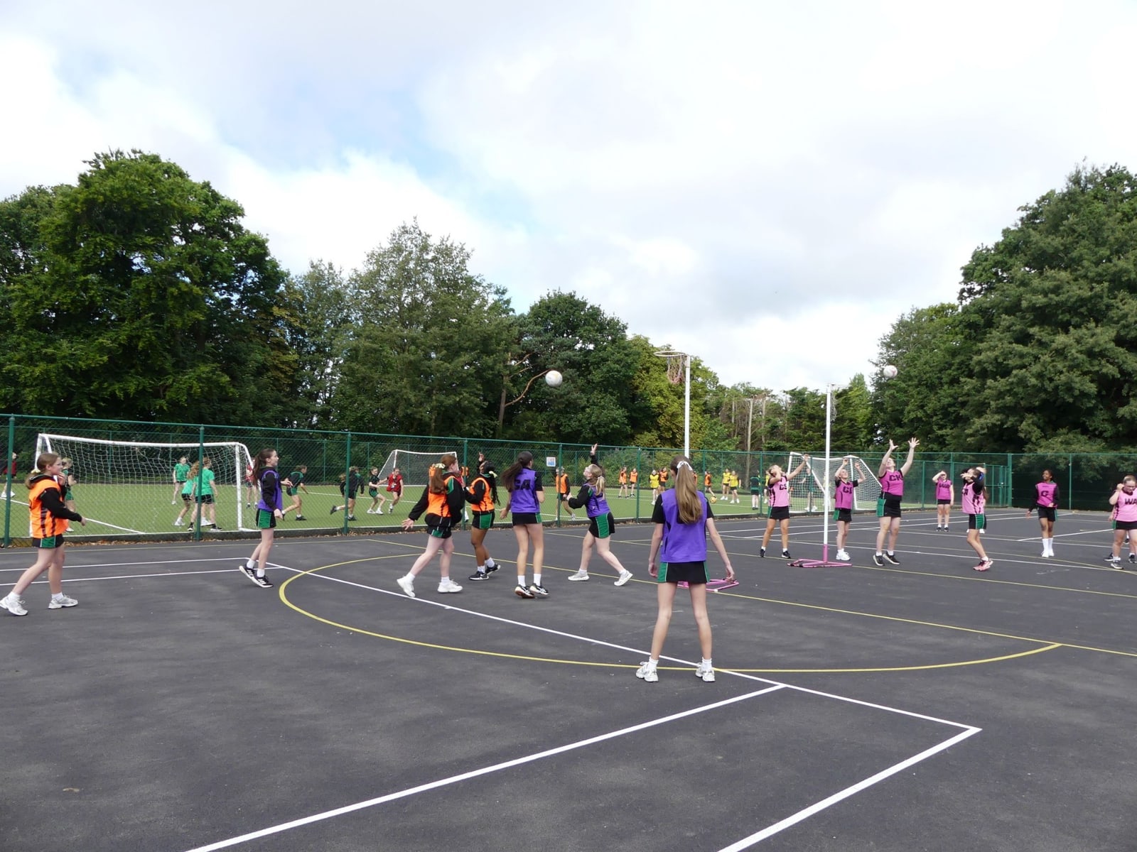 Upton Hall School FCJ sports court