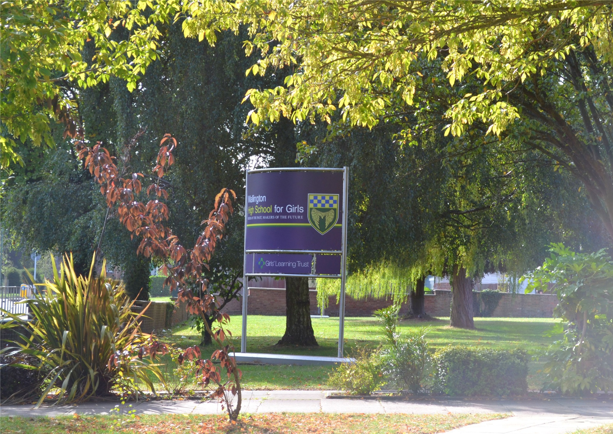 Campus view of Wallington High School for Girls
