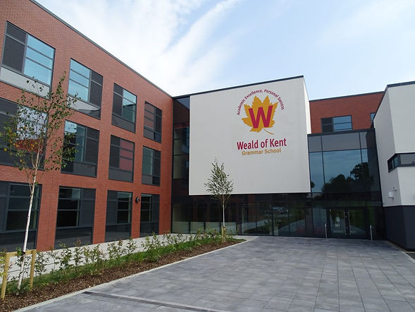 Exterior of Weald of Kent Grammar School