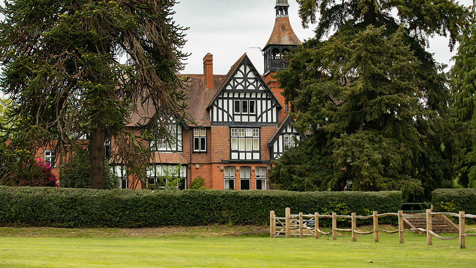 Campus view of Wellington College