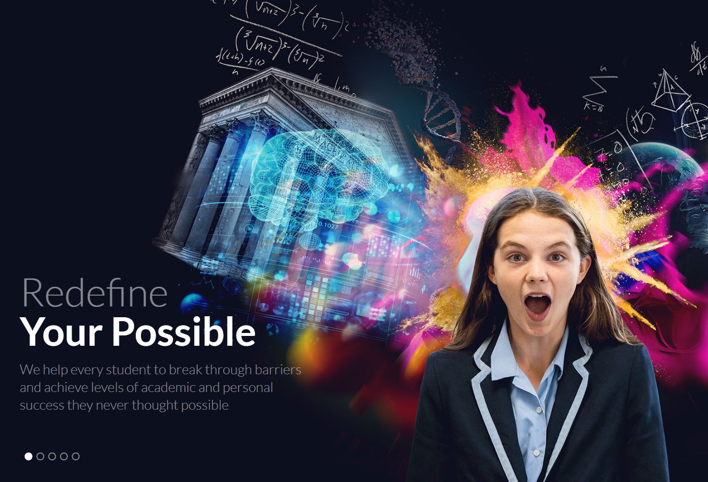 West Kirby Grammar School homepage screenshot