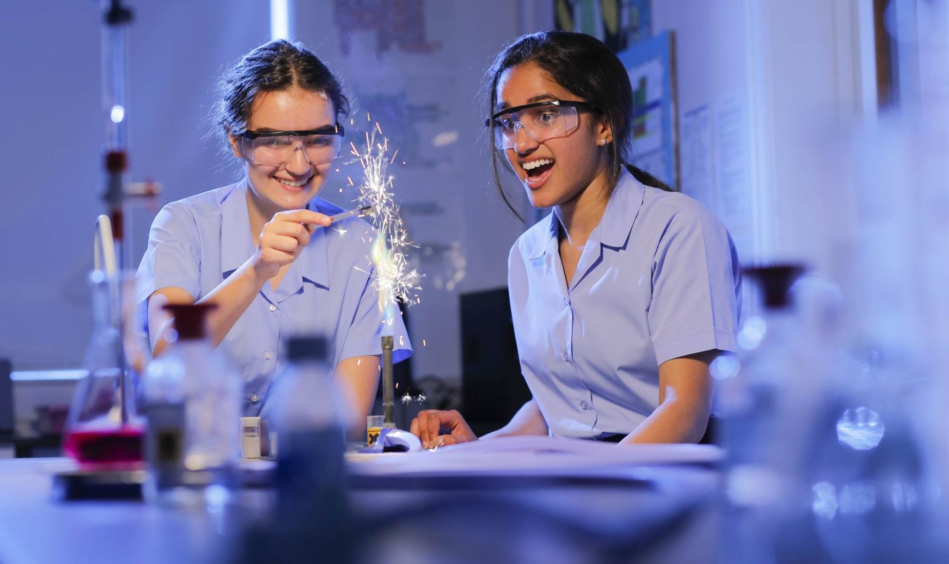 Westcliff High School for Girls science lesson