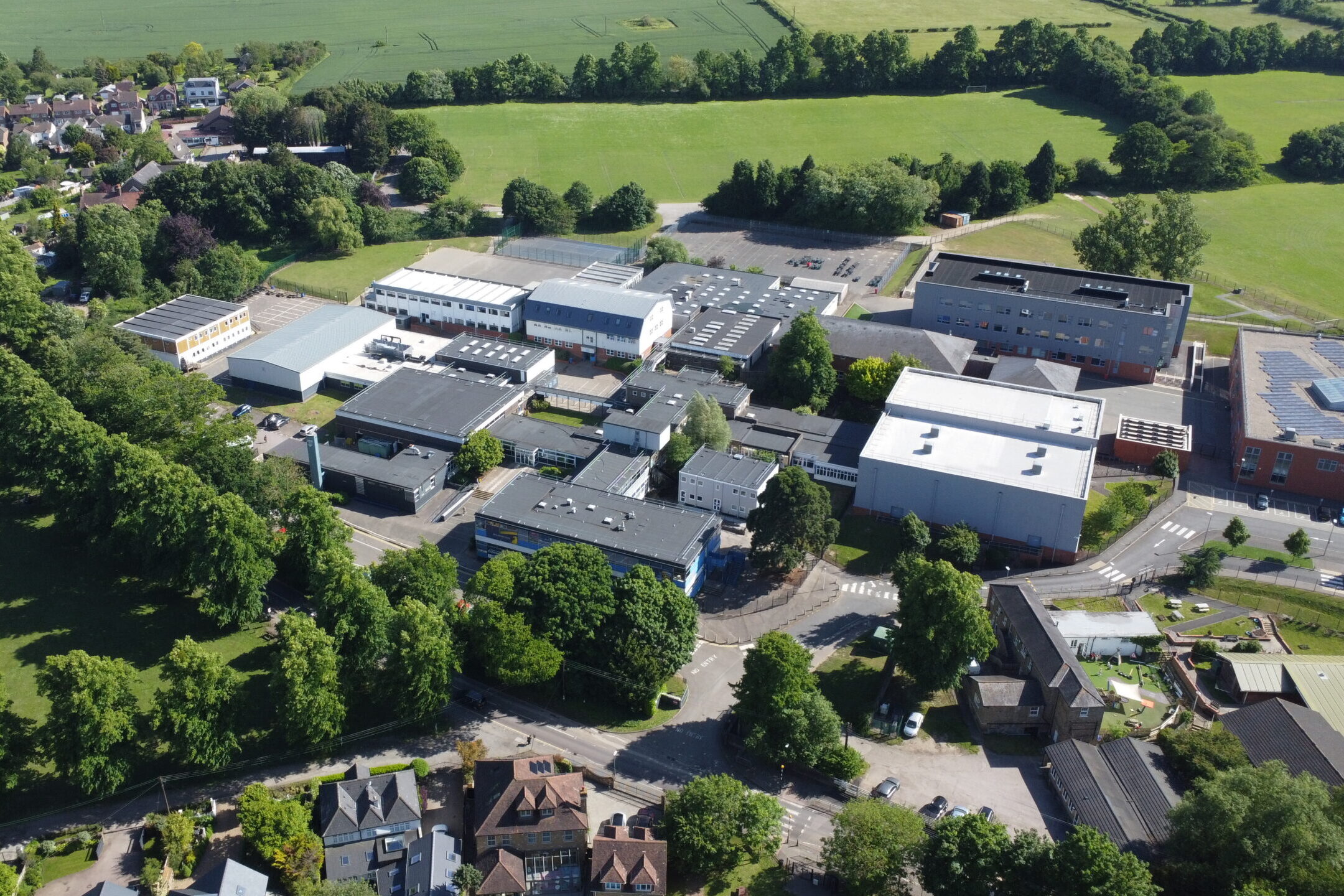 Wilmington Grammar School for Boys school campus aerial