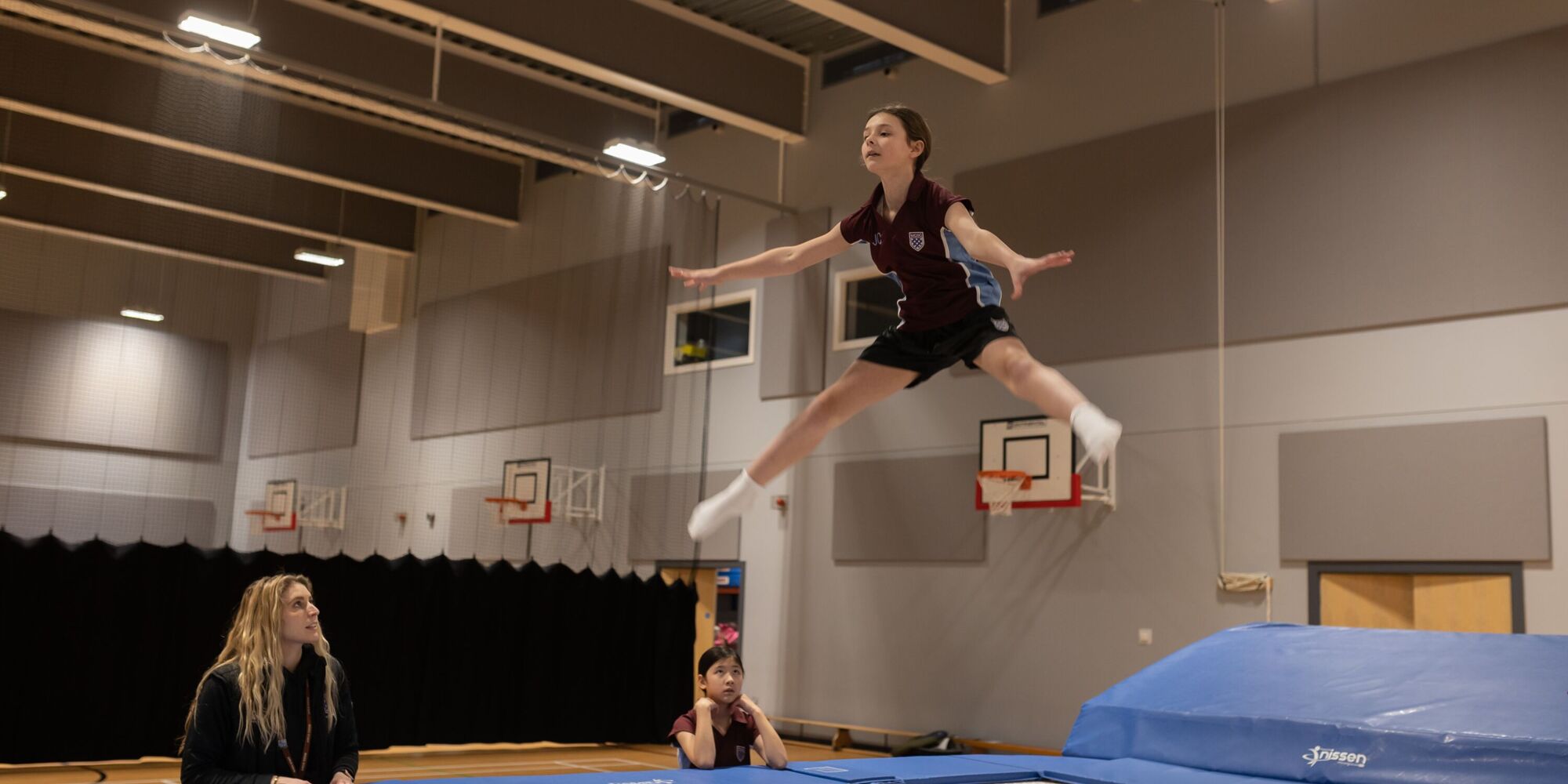 Wilmington Grammar School for Girls sports hall activity