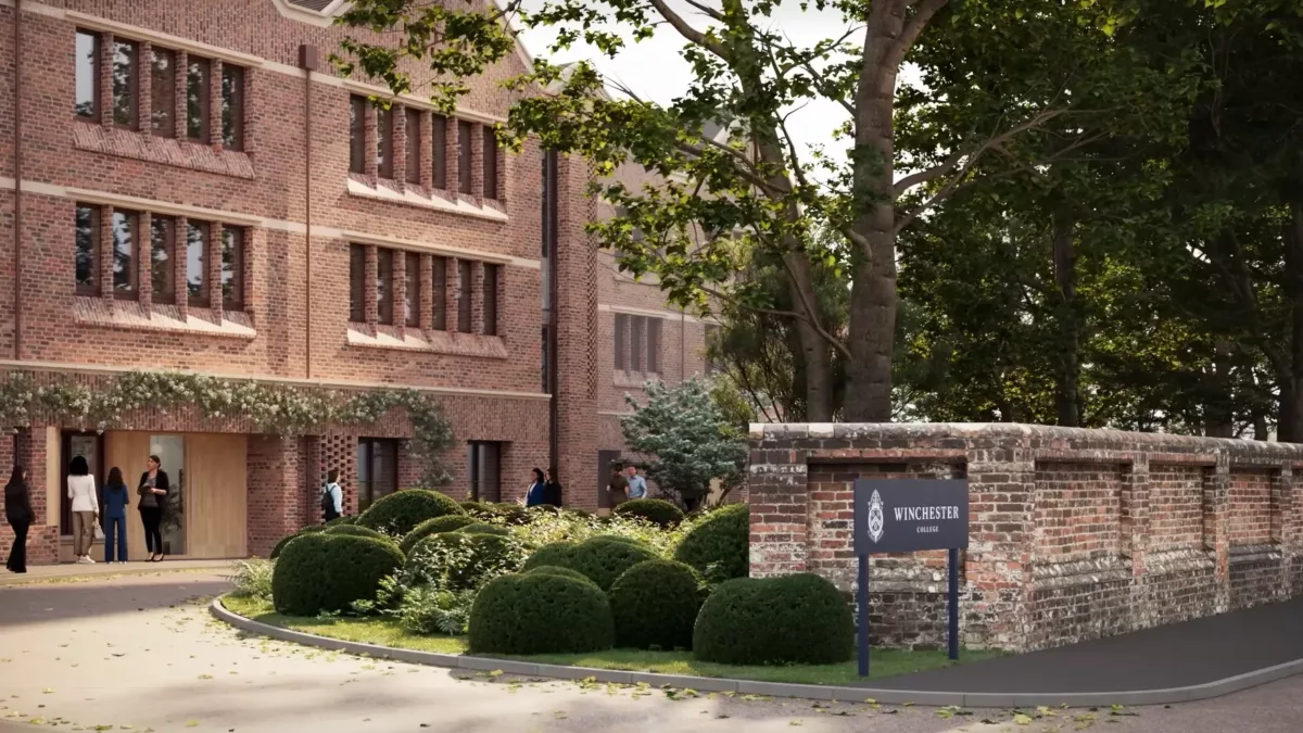 Exterior of Winchester College