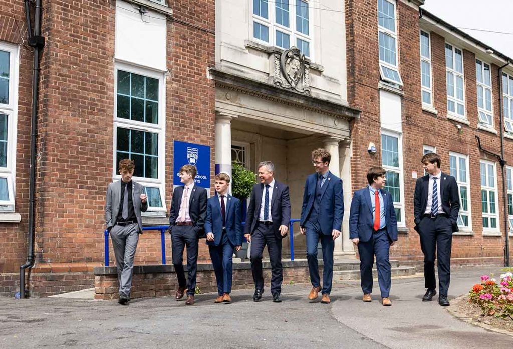 Wirral Grammar School for Boys exterior