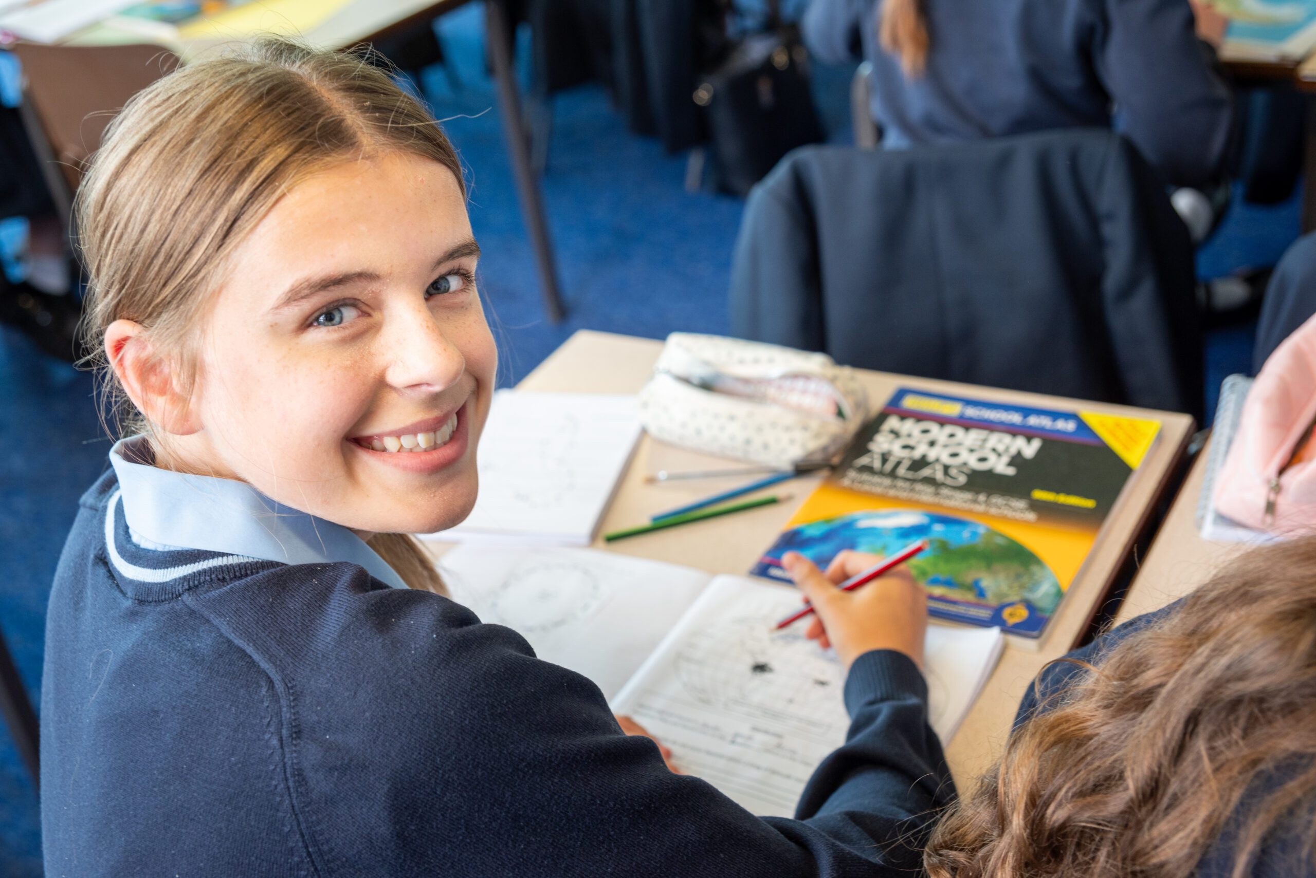 Wirral Grammar School for Girls classroom learning