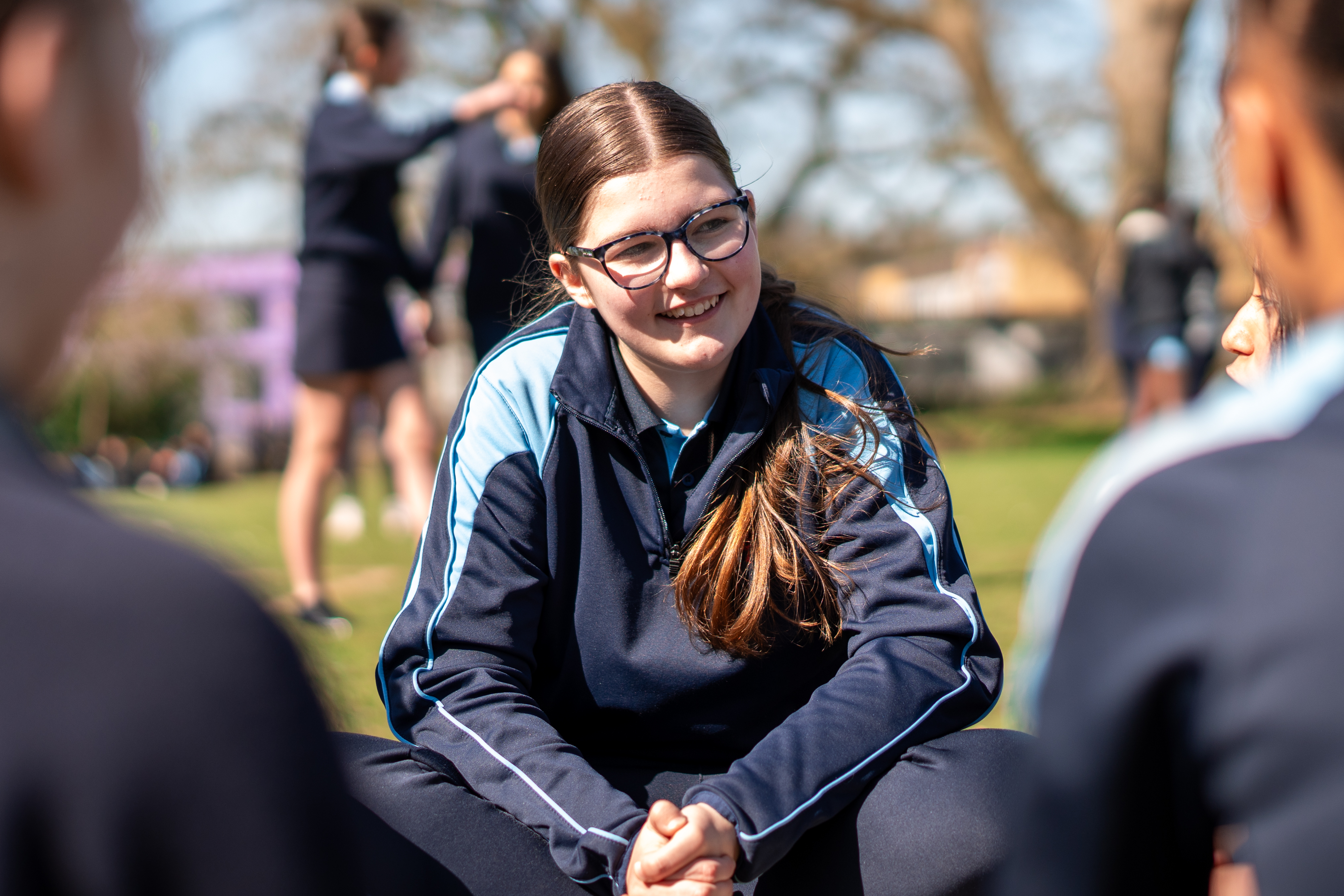 Wolverhampton Girls' High School student on campus