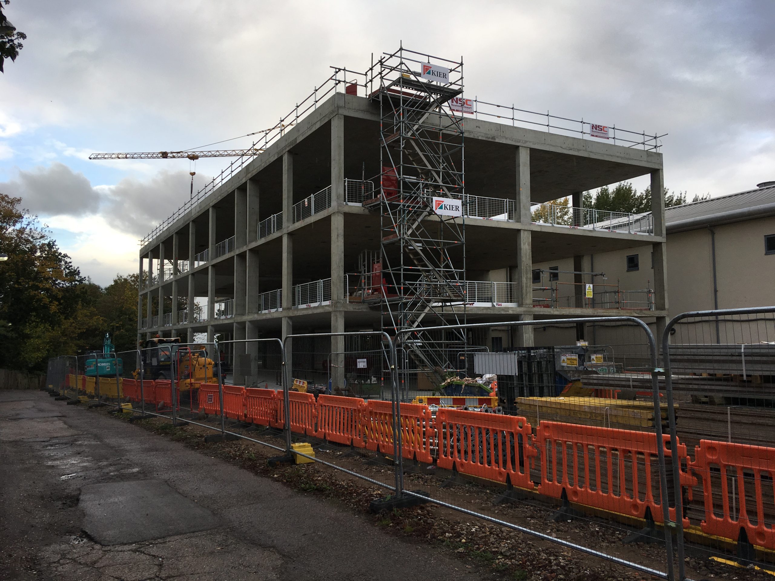 Exterior of Woodford County High School