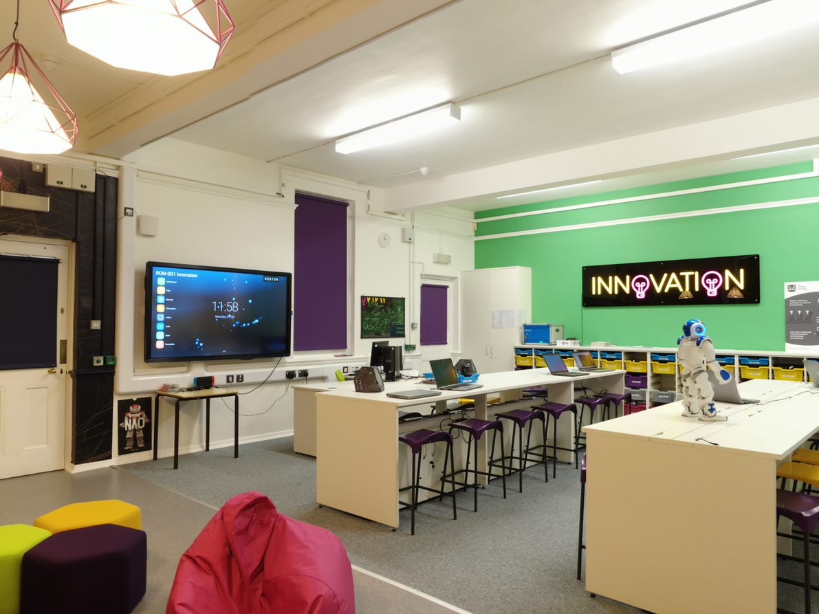 Woodford County High School classroom