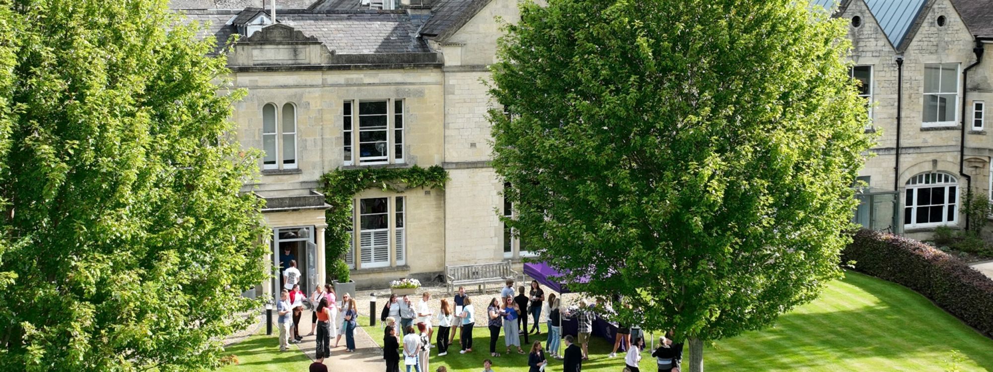 Campus view of Wycliffe College